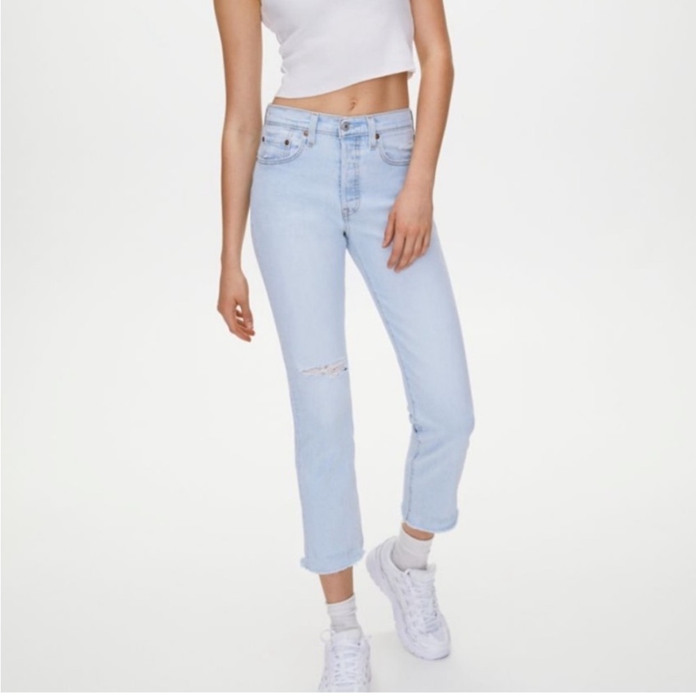 Levi's 501 Crop Shout Out size 25